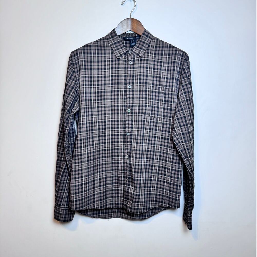Marc by Marc Jacobs Check Plaid Button Down Shirt - Size M